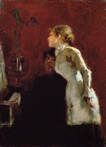 La leçon de piano - Jean Louis Forain